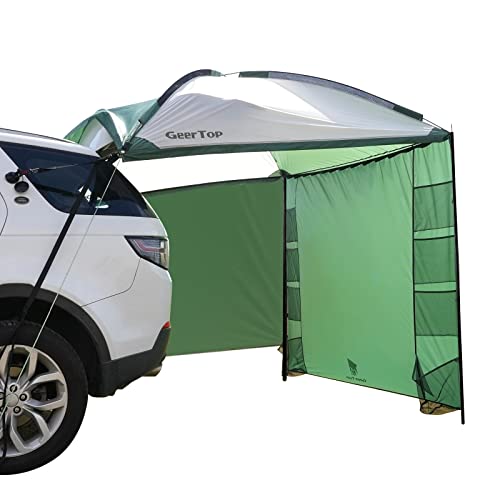 GEERTOP Lightweight Car Side Tent for SUV Camping Vehicle Awning Truck Canopy Car Tent for Van MPV RV Jeep Outdoor Travel -