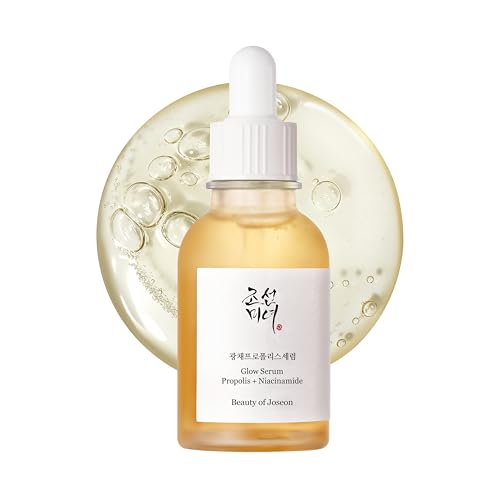Beauty of Joseon Glow Serum Propolis and Niacinamide Hydrating Facial Soothing Moisturizer for Irritated Uneven Skin Tone, Korean Skin Care, 60ml, 2 Fl.Oz -