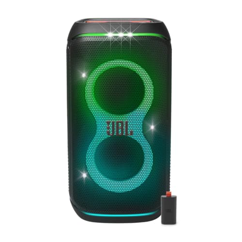 JBL PARTYBOX Club 120 Portable Party Speaker Bundle with Additional Battery 200 (Black) -