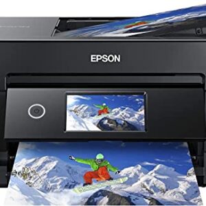 Epson Expression Premium XP-7100 All-in-One Color Inkjet Printer - Print Scan Copy - 15 ppm, 5760 x 1440 dpi, 8.5 x 14, Auto 2-Sided Printing, 30-Page ADF, Card Slot, Printable CD/DVD -