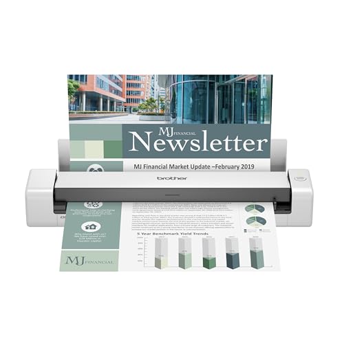 Brother DS-740D Duplex Compact Mobile Document Scanner -