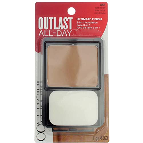 Cover Girl Crded Ultimate Finish Liquid Powder Makeup 455 Soft Honey -