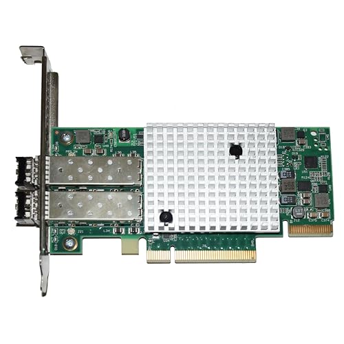 Ebidealz Compatible with Solarflare S7120 Ethernet Adapter Dual Port 10Gb FC PCIe 3.1 x8 Network Card High Profile SF432-1012-R3 -