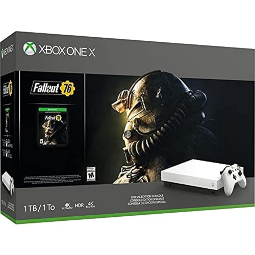 Microsoft Xbox One X Fallout 76 White Special Edition 1TB - Xbox One -