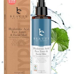 Hyaluronic Acid Toner for Face - USA Made with Natural & Organic Ingredients, Hydrating Toner with Niacinamide, Softens and Smoothes Dry & Sensitive Skin, Fragrance-Free Skin Care Spray -