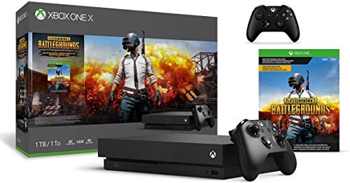 Microsoft Xbox One X 1TB PLAYERUNKNOWN’S BATTLEGROUNDS Bundle + Xbox One Wireless Controller - Black | Include：Xbox One X 1TB Console ,PLAYERUNKNOWN’S BATTLEGROU Full-Game, Xbox One WirelessController -