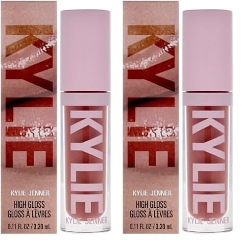 Kylie Cosmetics High Gloss - 808 Kylie for Women - 0.11 oz Lip Gloss (Pack of 2) -