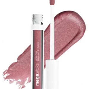 wet n wild MegaSlicks Lip Gloss, Ultra-Glossy, Vitamin-E Enriched, Ultra-Gloss High Shine Moisturizing, Cruelty-Free & Vegan - Red Past Curfew -