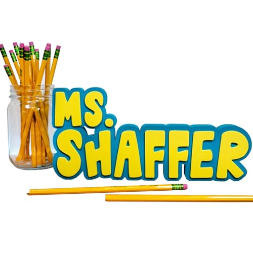 Customized 3D Desk Name Plates - Personalized Teacher & Office Name Signs - Ideal Office Gifts for Boss & Coworkers - Desk Decor for Kids Room & Classroom - Unique, Professional -