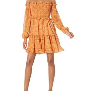 LIKELY Women's Jarren Dress, Apricot Nectar Multi, 10 -