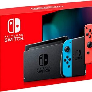 Nintendo Switch with Neon Blue and Neon Red Joy‑Con -