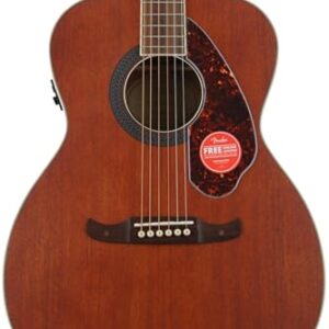 Fender Tim Armstrong Hellcat Concert Acoustic Guitar, with 2-Year Warranty, Natural, Walnut Fingerboard -