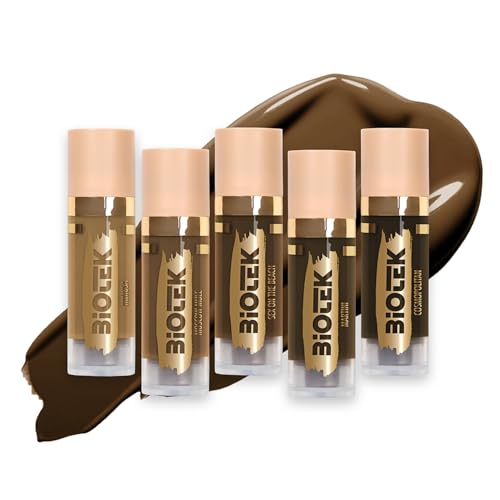 Inorganic Liquid Brow Pigment Kit for Permanent Makeup - Made in Italy - Set (5 Count, 0.61 fl.oz. each) -