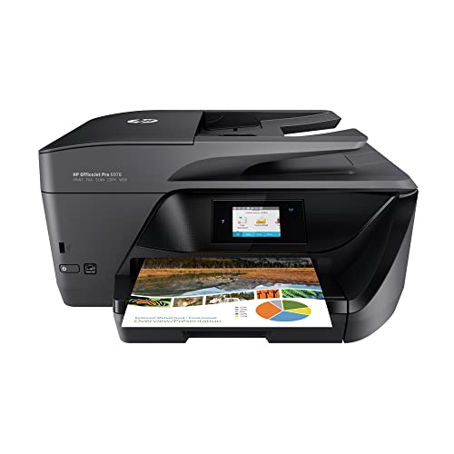 HP OfficeJet Pro 6978 All-in-One Wireless Color Printer, HP Instant Ink, Works with Alexa (T0F29A) -