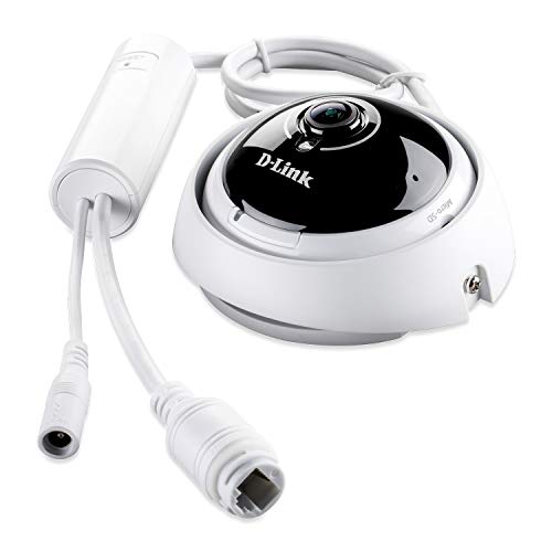 D-Link Vigilance Full HD 3MP Panoramic Poe Camera DCS-4622 360 ° Surveillance 2 Way Audio Motion Detection WDR Onboard SD Recording Day/Night -