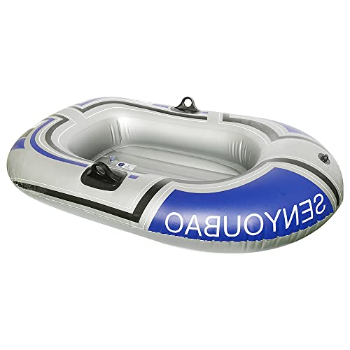 PLKO Inflatable Boat,Swimming Pool Lake Float Raft for Adults,Inflatable Canoe 2 Person -