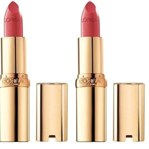 L’Oréal Paris Colour Riche Original Creamy, Hydrating Satin Lipstick with Argan Oil and Vitamin E, Everbloom, 1 Count (Pack of 2) -