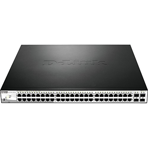 D-Link DGS-1210-52MP Ethernet Switch - 52 Ports - Manageable - 4 x Expansion Slots - 10/100/1000Base-T, 1000Base-X - 4 x SFP Slots - 2 Layer Supported -