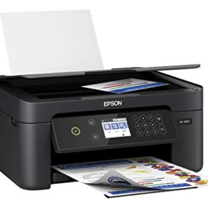Epson Expression Home XP-4105 All-in-One Wireless Color Inkjet Printer, Black - Print Copy Scan - 2.4" Color LCD, 10.0 ppm, 5760 x 1440 dpi, Auto 2-Sided Printing, Voice Activated -