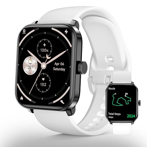 GPS Smart Watch, 1.83" Smartwatch for Men Women(Answer/Make Call), IP68 Waterproof Fitness Activity Tracker with 100+ Sports Modes, Heart Rate, Stress Manage, Pedometer, Sleep Monitor for Android iOS -