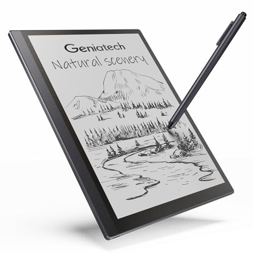Geniatech Kloudnote Slim 10.3" Digital Notebook, E Ink Tablet and ePaper Notepad for ebook Reading and Writing, 227ppi ereader Device in 2025, 5.3mm Ultra-Thin (Grey) -