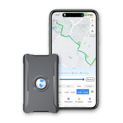 4G GPS Tracker for Vehicles Car Kids Assets, Car Tracker Device Hidden Tracking Devices for Cars Hidden Subscription Needed 10S Update Strong Magnetic Long Battery Life up -