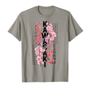 Kawasaki City 80s Retro Cherry Blossom Japan Kawasaki T-Shirt -
