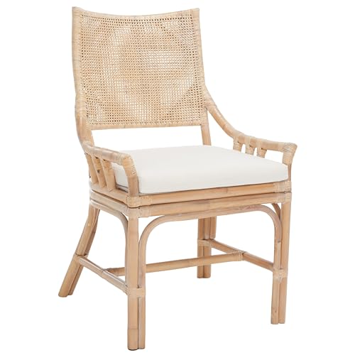 Safavieh Home Collection Donatella Wash Chair, Natural White -