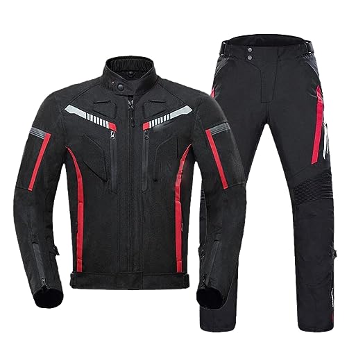 Motorcycle Jacket Waterproof Men Wearable Riding Racing Moto Protection Motocross Suit With Linner For 53 XXL -