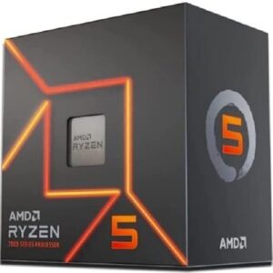 AMD Ryzen 5 7600 6-Core, 12-Thread Unlocked Desktop Processor -