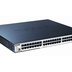 xStack Managed 48-Port Gigabit Stackable L2 PoE+ Switch, 4 Combo SFP, 40-Gigabit Stacking, Standard Image -