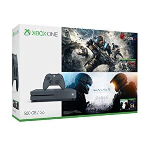 Microsoft Xbox One S 500GB Console - Gears of War & Halo Special Edition Bundle(Discontinued) -