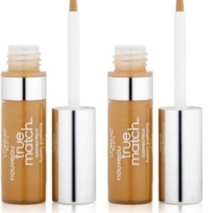 L'Oreal Paris True Match Super-Blendable Concealer, Medium/Deep Warm, 0.17 fl. oz. (Pack of 2) -