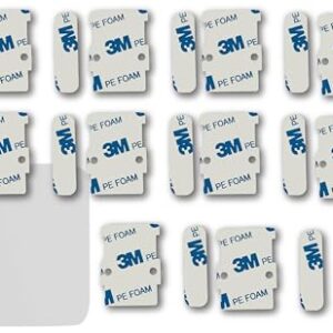 20x Replacement Secure Hold Adhesive Tape for SimpliSafe Entry Sensors Magnets, Strong Hold Double-Sided Pads for Easy Installation On Door Window, Pre-Cut No Cutting Needed, Peel & Stick, Premium -