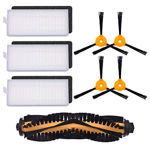 Neutop Replacement Accessories Kit Compatible for Ecovacs Deebot N79S N79 DN622 DN622.11 DN622.31 N79W N79se and Deebot 500 DC3G Robot Vacuum with 1 Roller Brush 3 Filter Sets 4 Side Brushes. -