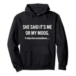 Funny Moog Quote Instrument Music Pullover Hoodie -
