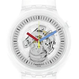 Swatch CLEARLY BOLD Unisex Watch (Model: SB01K100) -