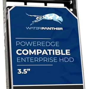 Water Panther 24TB 7200 RPM SATA 6Gb/s 3.5" HDD for Dell PowerEdge Servers | Enterprise Hard Drive in 13G Tray | Compatible with T440 T630 T640 R630 R720 R720xd R730xd R730 -