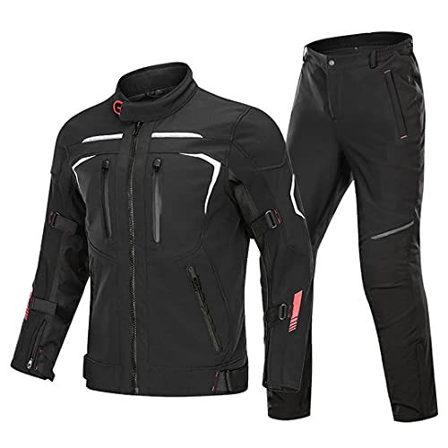 Generic Men Waterproof Moto Equipment Jacket Trousers Motocross Riding Motorcycle Suits 2001 GY Suit M -