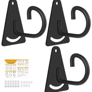 Lovind Resistance Band Wall Anchor,Door Anchor for Resistance Bands for Home Gym Workouts, Strength Training, Resistance Training,Fitness, and Physical Therapy Exercise (Black) -