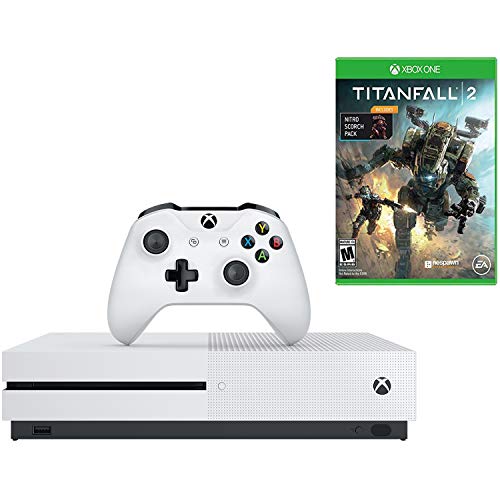 Microsoft Xbox One S Gaming Console 1TB 4K BluRay Console and Titanfall 2 Bundle -