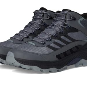 Merrell Men's Speed Strike 2 Mid Waterproof Hiking Shoe, Rock, 9 -