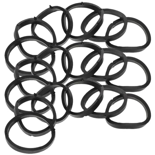 BESTonZON 50pcs Rubber Dumbbell Washer for Weightlifting Easy to Install Exercise Accessories for Home Gym and Fitness Training Durable and Reliable Design -