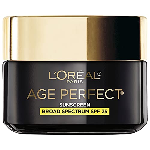 LOreal Paris Age Perfect Cell Renewal Anti-Aging Day Moisturizer with Broad Spectrum SPF 25 Sunscreen, Antioxidants, and Vitamin E 1.7oz -