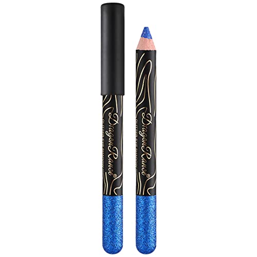 Xiahium Glitter Eyeshadow & Eyeliner Pencil Shimmer Waterproof Long Lasting 2 in 1 Makeup Pen -
