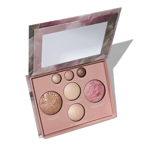 LAURA GELLER NEW YORK The Best of the Best Baked Palette - Full Size - Includes Bronzer, Blush, 2 Highlighters and 3 Eyeshadows - Travel-Friendly -