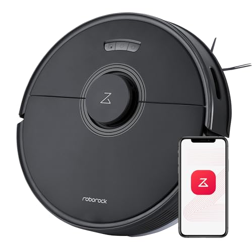 roborock Q7 Max Robot Vacuum and Mop, 30-Level Adjustable Water Flow, 4200Pa Suction, PreciSense LiDAR Navigation, No-Go Zone, No-Mop Zone, 3D Mapping, App & Voice Control, Ideal for Pet Hair -