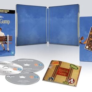 Forrest Gump 4K UHD Steelbook includes Booklet [Blu-ray] [Region A & B & C] -