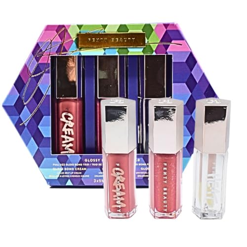 Fenty Beauty by Rihanna Glossy Posse Volume 6.0 Full-Size Gloss Bomb Trio -