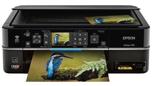 Epson Artisan 710 Wireless Color Inkjet All-In-One Printer (C11CA53201) -